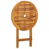 vidaXL Comedor de jard&iacute;n plegable 3 piezas madera maciza de acacia