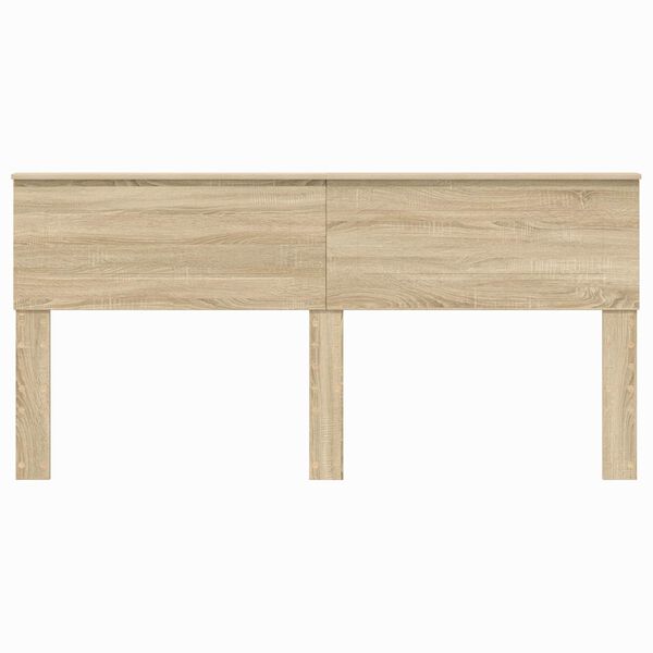 vidaXL Cabecero Roble Sonoma 180 cm Madera contrachapada