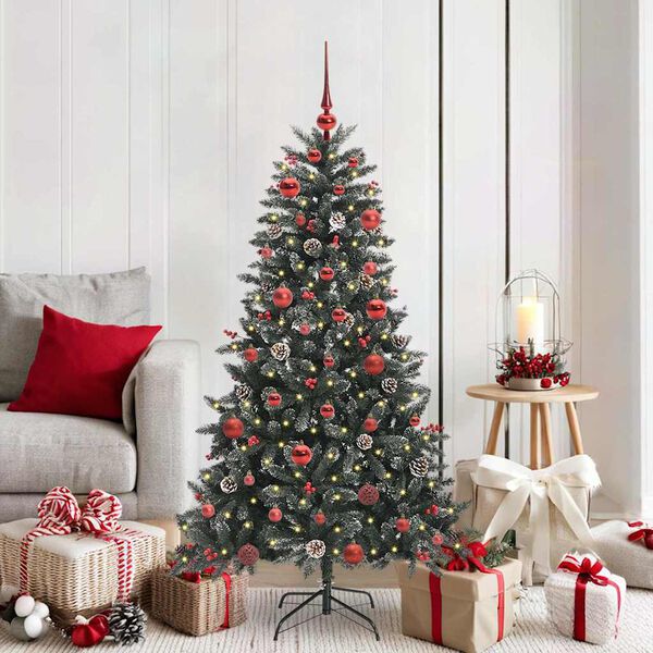 vidaXL &Aacute;rbol de Navidad artificial Verde 150 cm PVC, Pl&aacute;stico y Acero