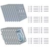 vidaXL Anillos de sujeci&oacute;n de tr&aacute;iler 8 pzas. acero galvanizado 2000kg