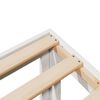 vidaXL Estructura de cama familiar sin colch&oacute;n blanco 270x200 cm