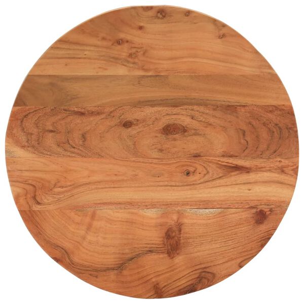 vidaXL Tablero de mesa redondo madera maciza de acacia &Oslash;50x2,5 cm