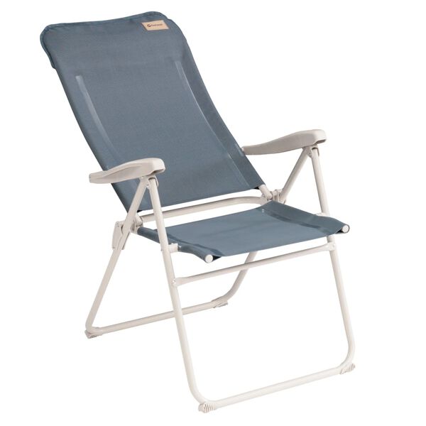 Outwell Silla reclinable de camping Cromer azul océano