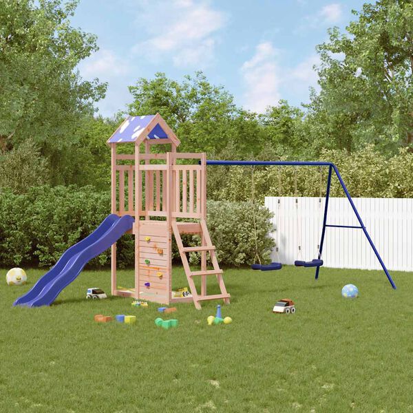 vidaXL Parque infantil de exterior madera maciza Douglas3156935