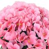 vidaXL Guirnaldas de flores de Navidad 3 uds rosa 85 cm