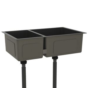 vidaXL Fregadero de cocina de acero inoxidable