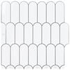 vidaXL Loseta de pluma 10 pcs Gris 30 x 30 cm Poliuretano y PET