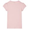Camiseta infantil rosa claro 140