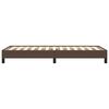 vidaXL Estructura de cama sin colch&oacute;n cuero sint&eacute;tico marr&oacute;n 80x200 cm
