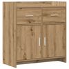 vidaXL Aparador Roble Artesanal 75 x 36 x 80 cm Madera de ingenier&iacute;a