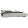 vidaXL Estructura de cama de madera maciza de pino blanco 200x200 cm