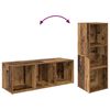 vidaXL Conjunto de mueble de TV 2 pcs Madera envejecida