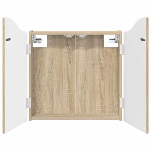 vidaXL Armario para dianas Roble Sonoma 56 x 12 x 63 cm