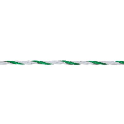 Kerbl cuerda para cerca eléctrica Star 400 m color blanco y verde