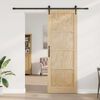 vidaXL Puerta Corredera ORKDAL Marr&oacute;n 83 x 232 cm