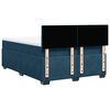 vidaXL Cama box spring con colch&oacute;n terciopelo azul 160x200 cm