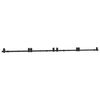 vidaXL Kit de herrajes para puertas correderas acero negro 366 cm