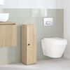 vidaXL Mueble de ba&ntilde;o con portarrollos roble Sonoma 20,5x22x72 cm