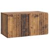 vidaXL Mueble de TV de pared 59,5 x 31 x 30 cm Madera envejecida