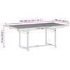 vidaXL Juego comedor de jard&iacute;n 7 pzas madera maciza acacia y textileno