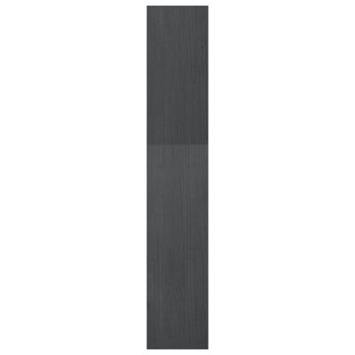 vidaXL Estantería/divisor de espacios madera pino gris 40x30x167,5 cm
