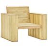 vidaXL Silla de jard&iacute;n de madera de pino impregnada 89x76x76 cm