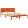 vidaXL Estructura de cama Marrón 160 x 200 cm Madera maciza de Pino