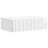 vidaXL Mesa Lateral Montada en la Pared Brillante 59 x 34,5 x 17 cm