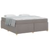 vidaXL Estructura de cama Taup&eacute; 180 x 200 cm tela