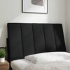 vidaXL Cabecero de cama acolchado Hanko tela negro 90 cm