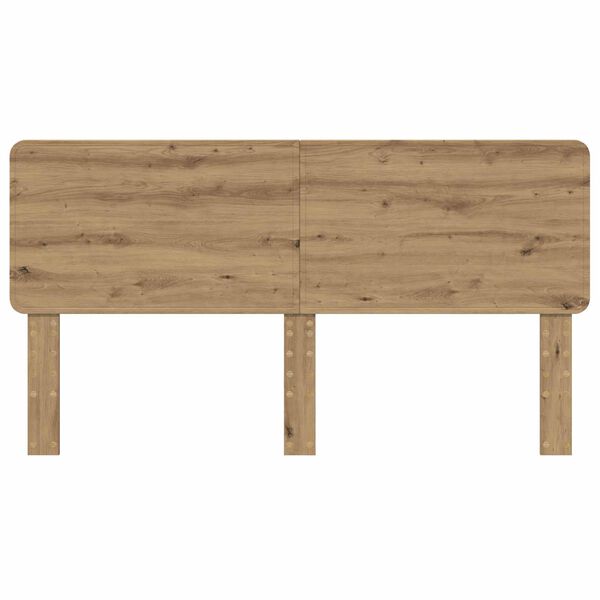 vidaXL Cabecero Roble artesanal 180 cm Madera contrachapada
