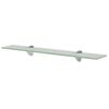 vidaXL Estante flotante de cristal 60x10 cm 8 mm