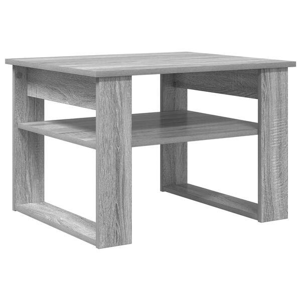 vidaXL Mesa de Caf&eacute; Gris Sonoma 64 x 54 x 44 cm Madera de ingenier&iacute;a