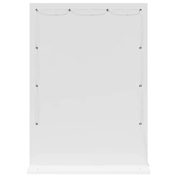 vidaXL Espejo de Tocador 70 x 50 x 18 cm Cristal y Madera Estructurada