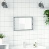 vidaXL Espejo de ba&ntilde;o LED madera ingenier&iacute;a gris Sonoma 60x8,5x38 cm