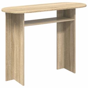 vidaXL Mesa Consola con almacenamiento Roble Sonoma 100 x 39,5 x 75 cm