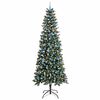 vidaXL &Aacute;rbol de Navidad artificial Verde 240 cm PVC, Pl&aacute;stico y Acero