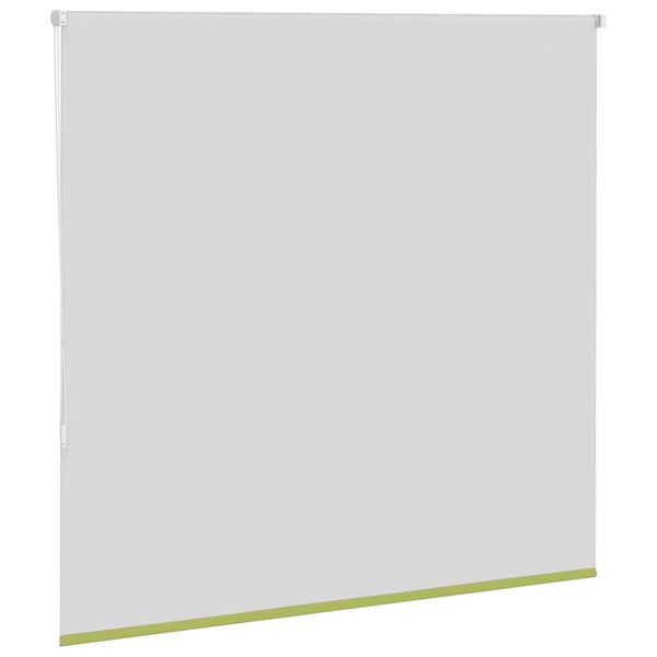 vidaXL Estor Enrollable Opaco hojas verde 145x130cm Tela Ancho 141,6cm