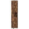 vidaXL Juego de Muebles de Ba&ntilde;o TULUM Roble ahumado 37 x 31,5 x 203 cm