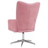 vidaXL Sillón de relax de terciopelo rosa