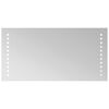 vidaXL Espejo de ba&ntilde;o LED Transparente 40 x 20 cm vidrio templado
