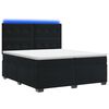 vidaXL Cama box spring con colch&oacute;n Negro 200 x 200 cm Terciopelo