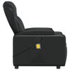 vidaXL Sill&oacute;n de masaje reclinable cuero sint&eacute;tico negro
