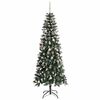 vidaXL &Aacute;rbol de Navidad artificial Verde 240 cm PVC, Pl&aacute;stico y Acero