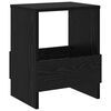 vidaXL Estante de revistas 2 pcs Roble Negro 35 x 30 x 45 cm