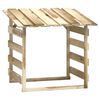vidaXL P&eacute;rgola con techo madera de pino impregnada 100x90x100 cm