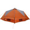 vidaXL Tienda tipi con techo Gris y naranja 490 x 410 x 210 cm