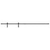 vidaXL Kit de puerta corredera de armario acero carbono 213 cm