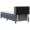 vidaXL Cama tipo Box Spring Gris oscuro 200 x 80 cm Terciopelo