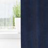vidaXL Cortinas opacas 2 pcs Azul Oscuro 140 x 260 cm Terciopelo